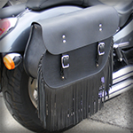 handcrafted custom leather motorcycle bags