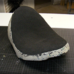 Custom motorcycle seat recovering
